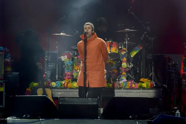 Liam Gallagher performing at the One Love Manchester benefit concert earlier this summer